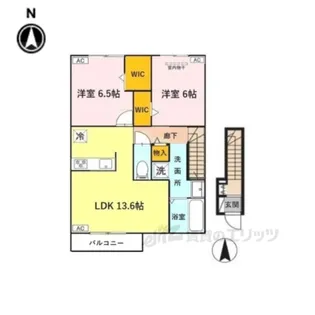 当麻寺MKコート5【2階】の間取り