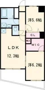 中今泉ヴィラージュマンション【3階】の間取り