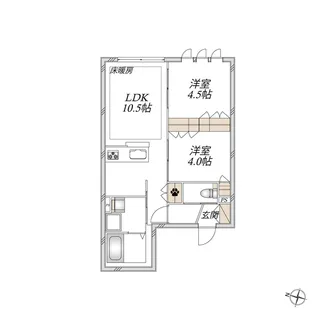 Aoto NANA【1階】の間取り