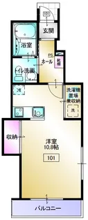 リグザイル青葉【1階】の間取り