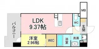 グレイス折尾【4階】の間取り