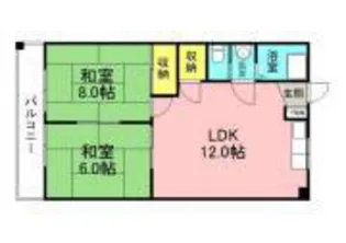 胤森ビル【6階】の間取り