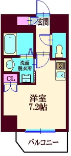 ラクラス中延【3階】の間取り