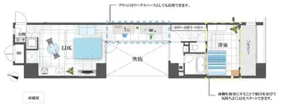 DUO EAST【10階】の間取り