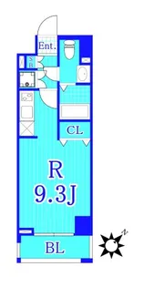 グランフォース横浜関内【9階】の間取り