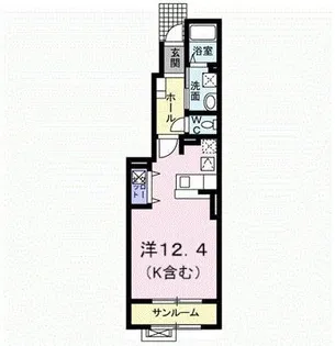 エアリーI【1階】の間取り