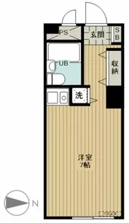 サンウッド【1階】の間取り