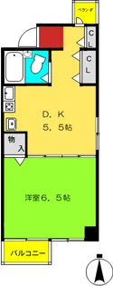 パークサイドヒル大宮【1階】の間取り