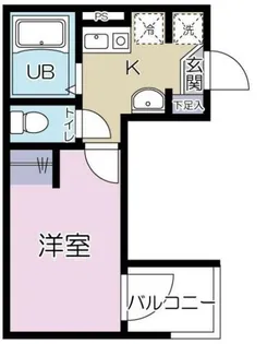 アリビオハイム【1階】の間取り