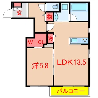 Le confort【2階】の間取り