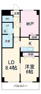アイルシティSEKO【1階】の間取り