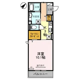 ガーディアンシャトー1【1階】の間取り