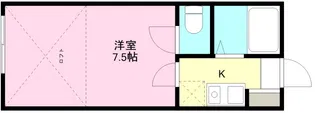 ハイツ幹【1階】の間取り