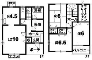セピアスペースAの間取り
