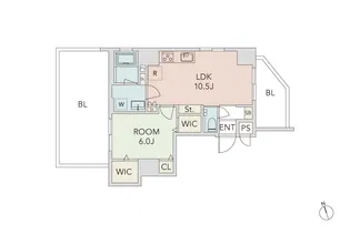 エスペランサ東中野【4階】の間取り
