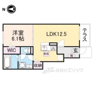 ミモザ【1階】の間取り
