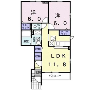 プルミエール1【1階】の間取り