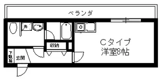 オリエンタルマンション【2階】の間取り