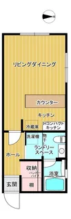 広瀬町コーポ【3階】の間取り