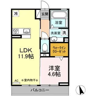 アミティエ【3階】の間取り