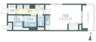 西麻布ホームズ【4階】の間取り
