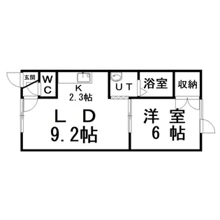 リベルテ【2階】の間取り