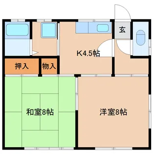 コーポ大利【2階】の間取り
