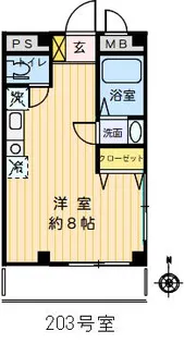 らばぶる大倉山【2階】の間取り