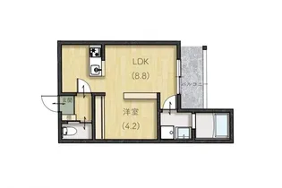 le Lien広町田【3階】の間取り