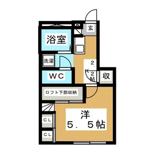 グリーンフィールド岩切C【1階】の間取り