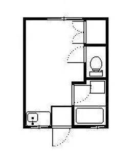 ハイツ大橋北【2階】の間取り