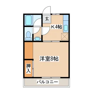 田代アパート【2階】の間取り