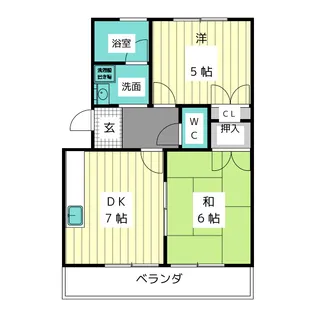 マンション森貢【3階】の間取り