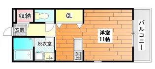 1Kの間取り画像