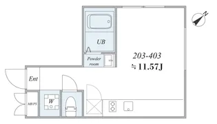 the trias senzoku【3階】の間取り