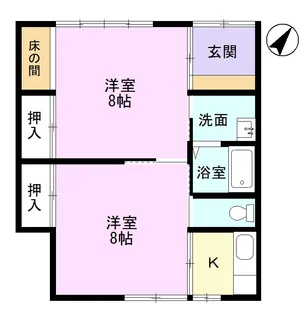 岐阜県中津川市八幡町【一戸建】の間取り