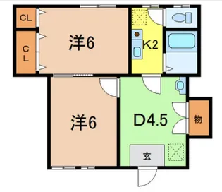 セトルイン・セブン【1階】の間取り