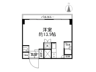 エクレーヌ御池【11階】の間取り