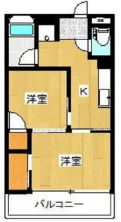成増コーポ【2階】の間取り