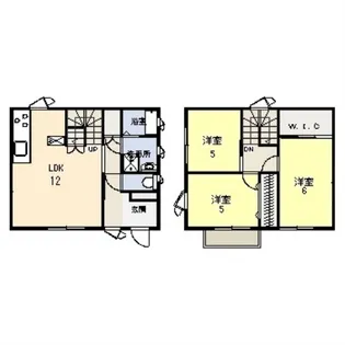 岡山県倉敷市東塚4【一戸建】の間取り