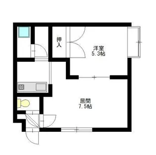 アパートメントリゲル【2階】の間取り