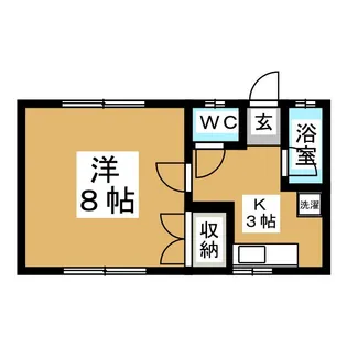 アップルハイツ東仙台【2階】の間取り