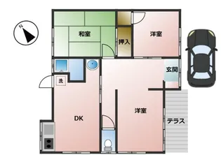 岡山県岡山市南区藤田【一戸建】の間取り