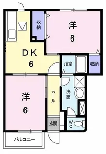 兵庫県加東市北野【アパート】の間取り