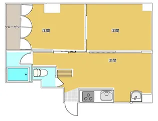 メイスイビル長浜中央【4階】の間取り