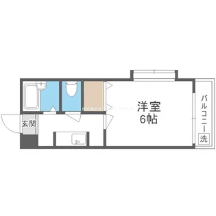 1Kの間取り画像