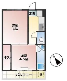 2Kの間取り画像