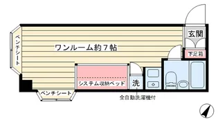 プラザUSA白金台【1階】の間取り