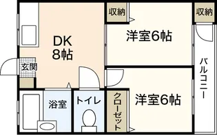 ウイング砂原【3階】の間取り