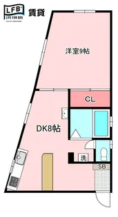 エスモデナオンダツー【1階】の間取り